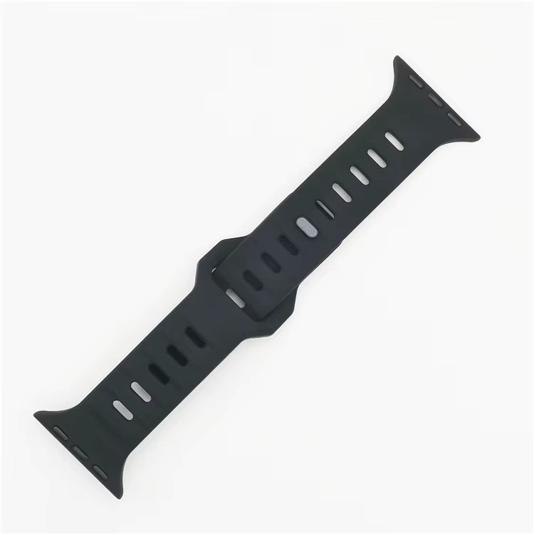 Buckle Strap Silicone Band for Apple Watch 42/44/45/46/49 mm