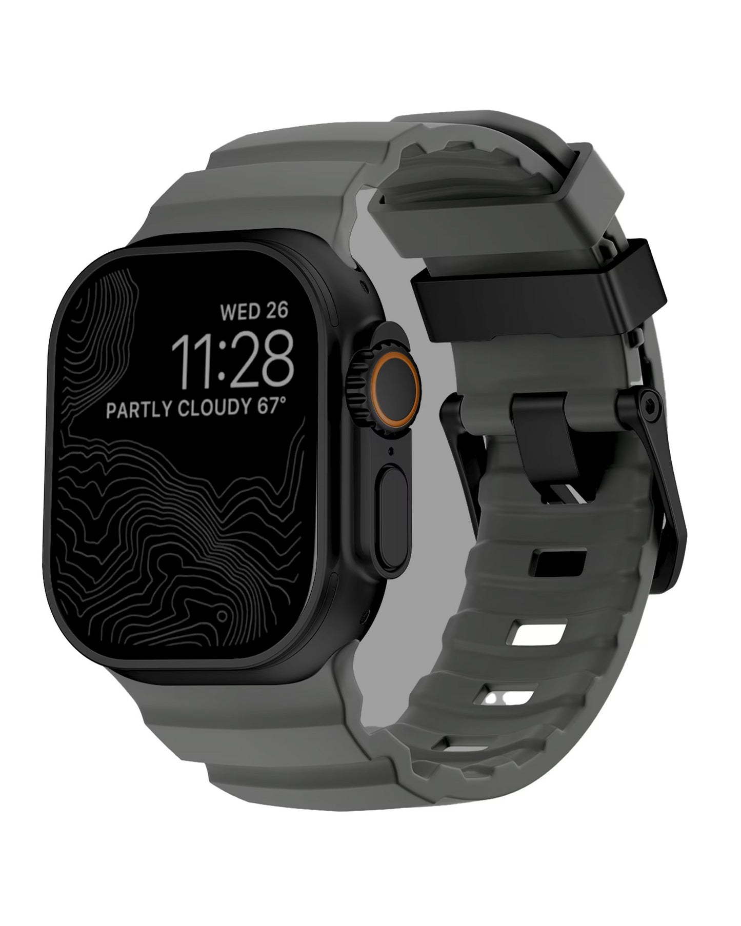 Sport Silicone Fashion Strap for Apple Watch 42/44/45/46/49 mm