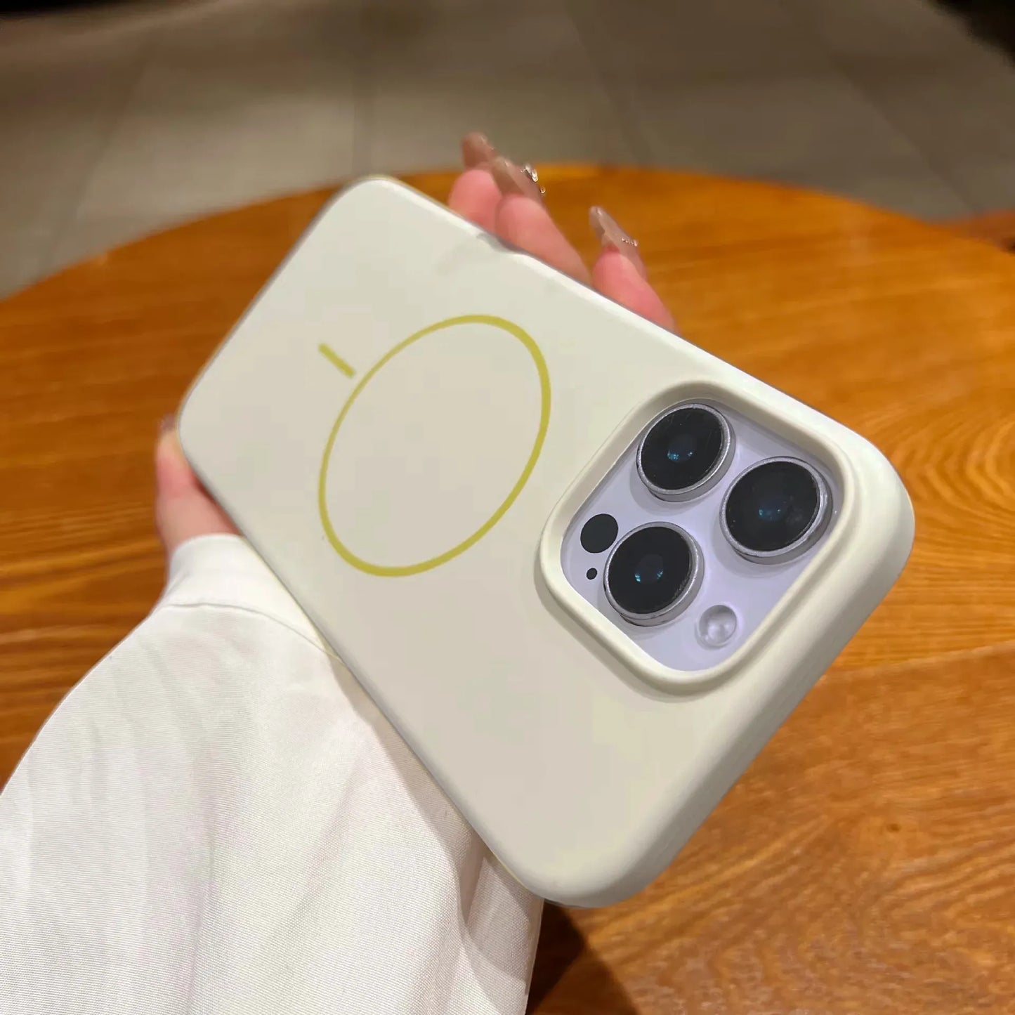 Magnetic Liquid Silicon Case for iPhone 14 Pro Max