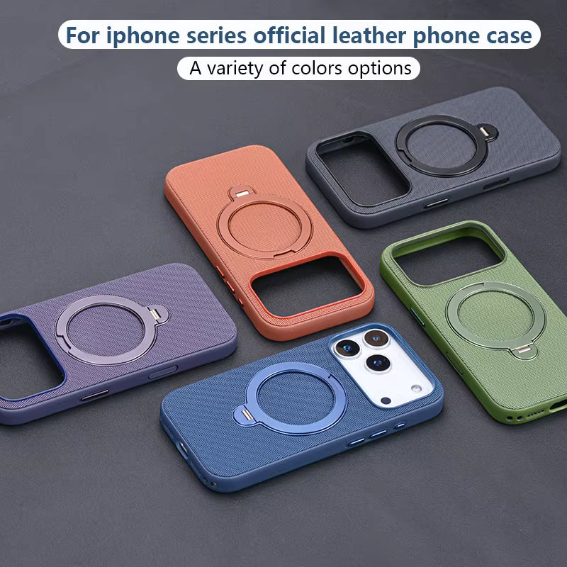 Lanex Shockproof Magnetic Bracket 360 Rotation Stand MagSafe Case for iPhone 17 Pro Max