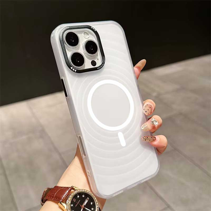 Case World Fashion Matte Translucent with Camera Frame for iPhone 13 Pro Max