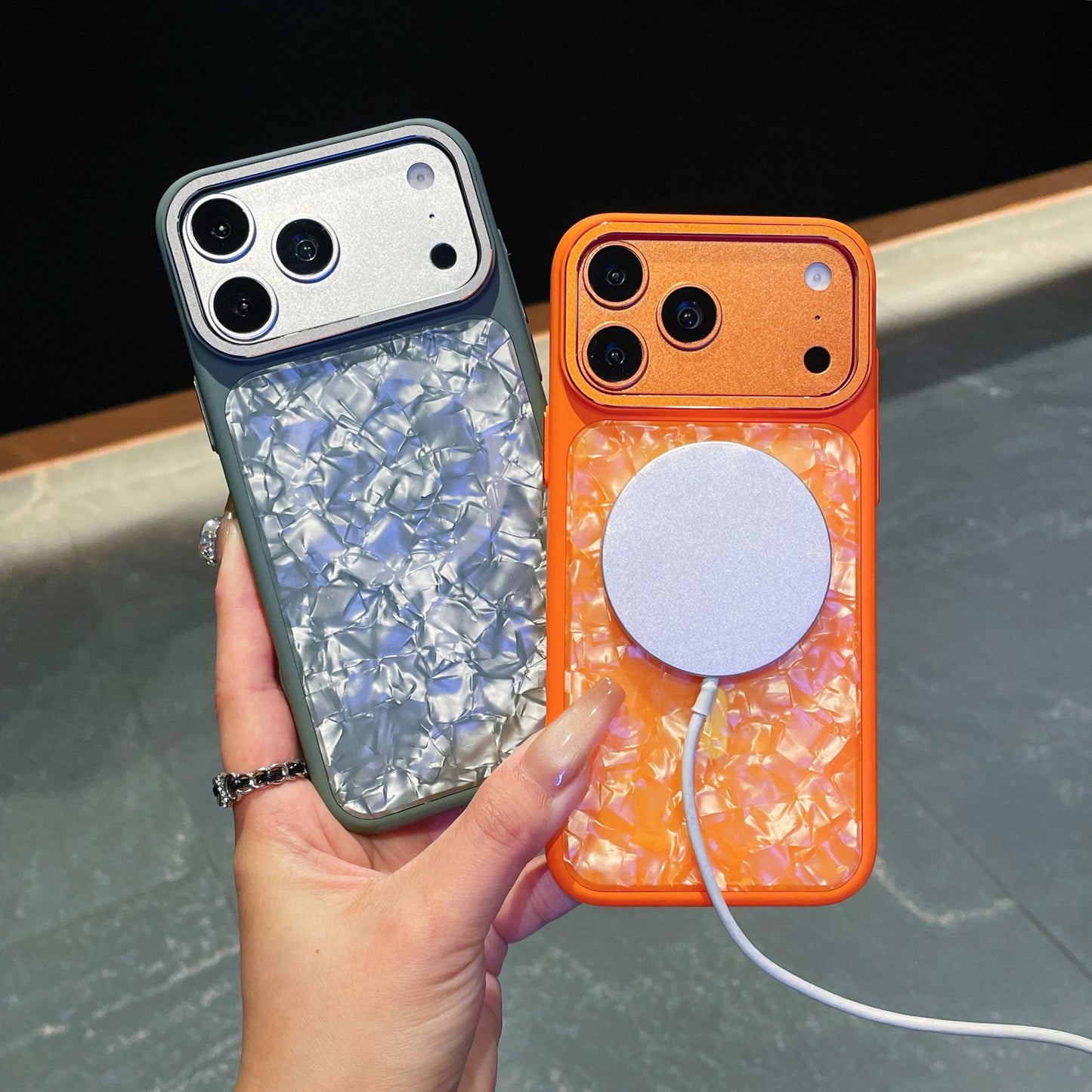 Luxury Shell Magnetic MagSafe TPU Case for iPhone 17 Pro Max
