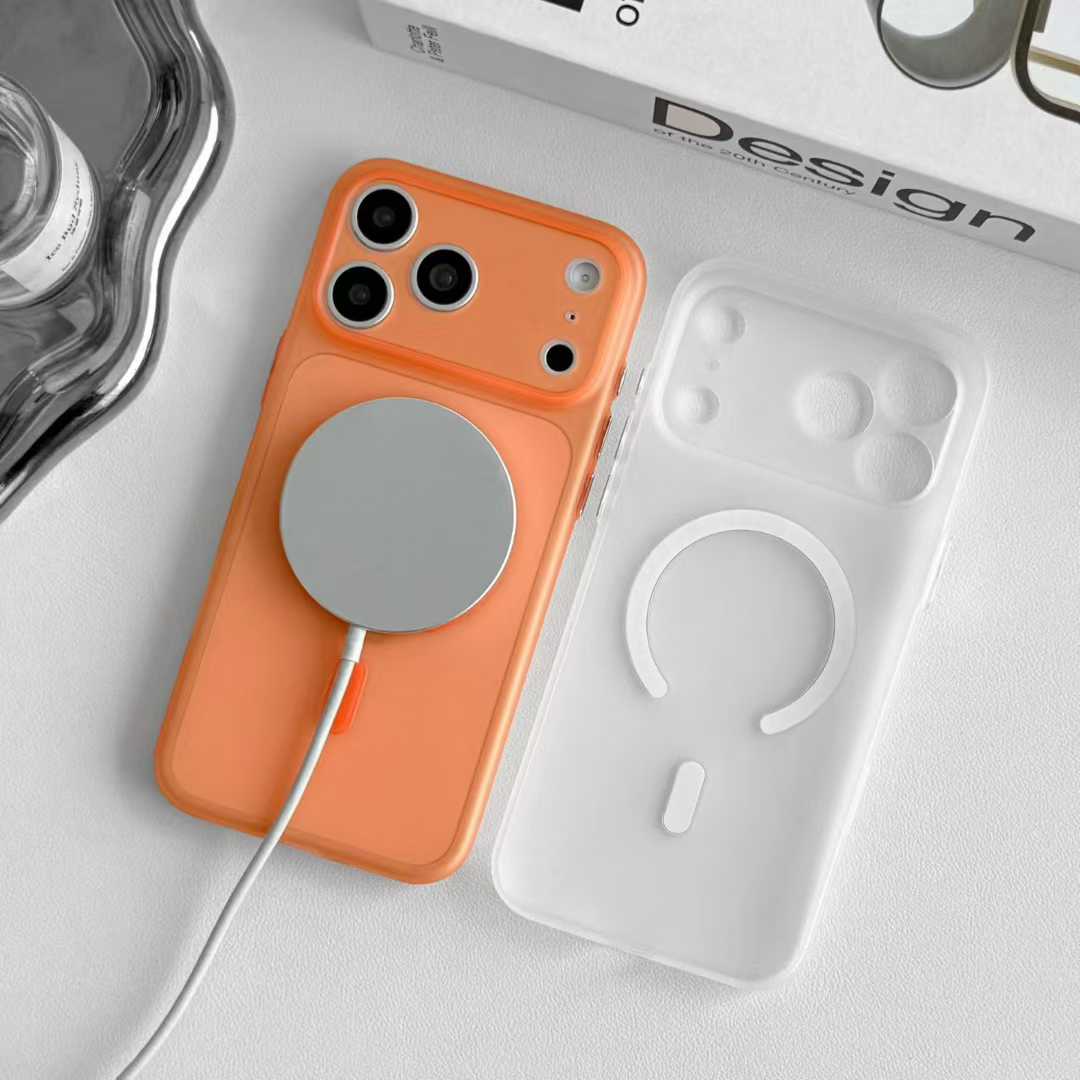 Ultra-thin MagSafe Soft Transparent Matte TPU Silicone for iPhone 17 Pro Max