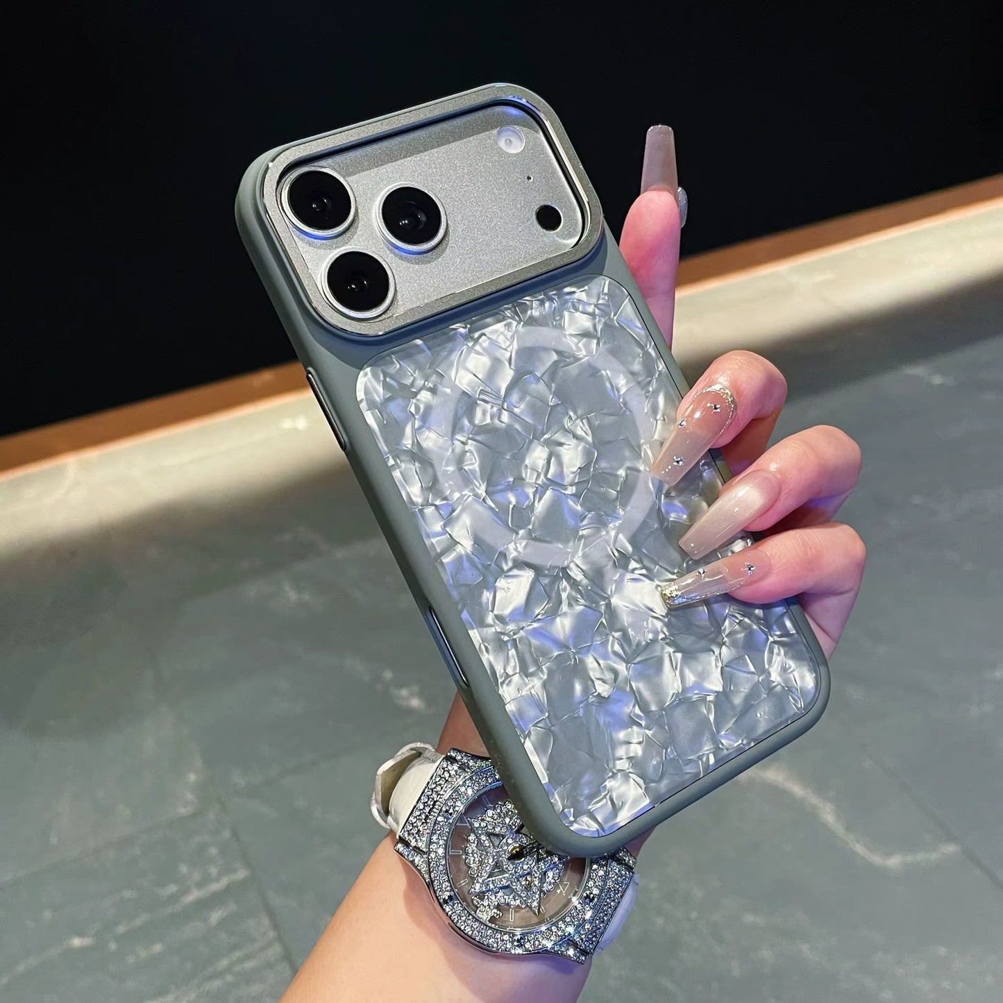Luxury Shell Magnetic MagSafe TPU Case for iPhone 17 Pro Max
