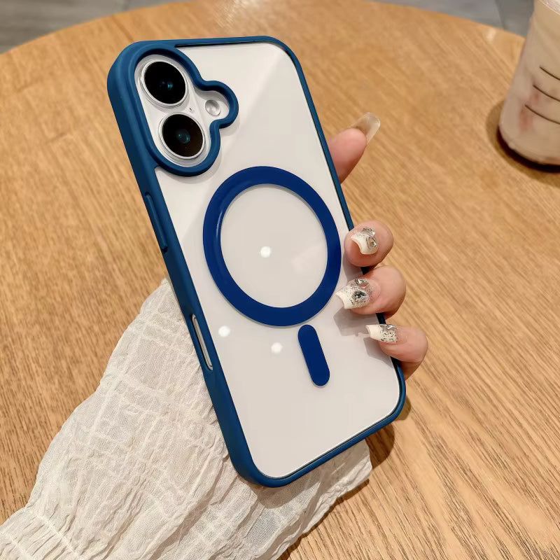 Q-Series Luxury MagSafe Acrylic Shockproof Case for iPhone 17