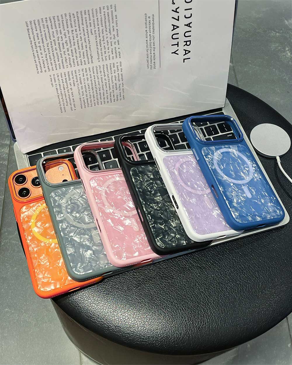 Luxury Shell Magnetic MagSafe TPU Case for iPhone 17 Pro Max