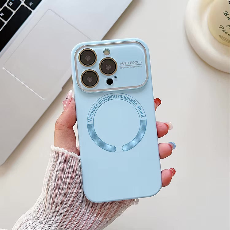 Magnet Design Case Liquid Silicone Magnetic Case for iPhone 14 Pro Max