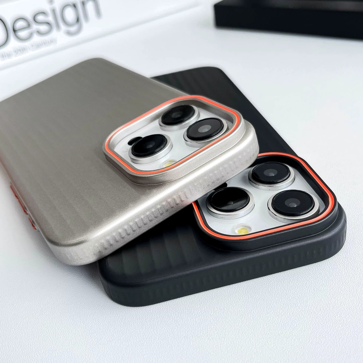 TecHub WECAN iPhone 15 Pro Max hard case with anti-slip, anti-fingerprint finish, showcasing the sleek black protective design.