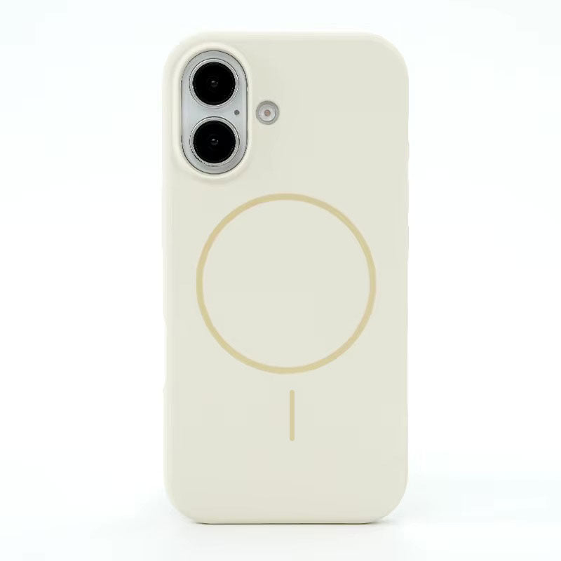 Magnetic Liquid Silicon Case for iPhone 16