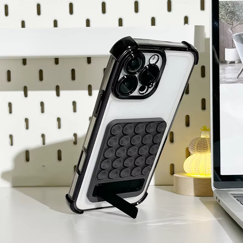 Magnetic Silicone Suction Mobile Phone Folding Stand Holder