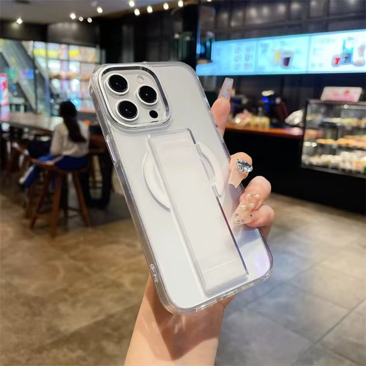 Acrylic TPU MagSafe with Holder Case for iPhone 14 Pro Max