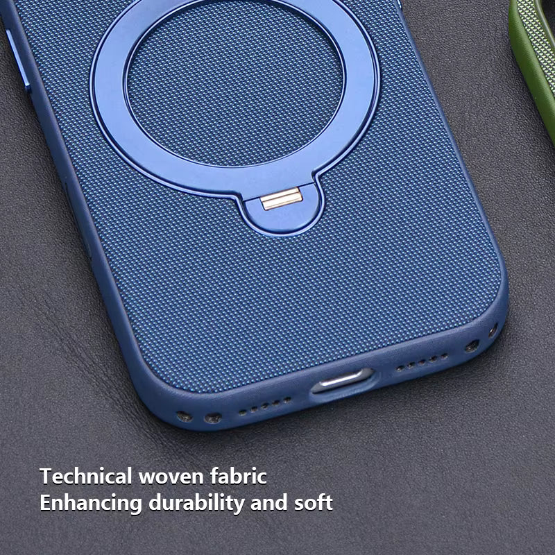 Lanex Shockproof Magnetic Bracket 360 Rotation Stand MagSafe Case for iPhone 17 Pro Max