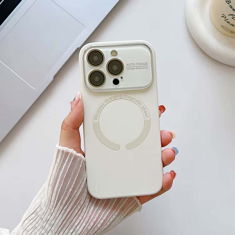 Magnet Design Case Liquid Silicone Magnetic Case for iPhone 14 Pro Max