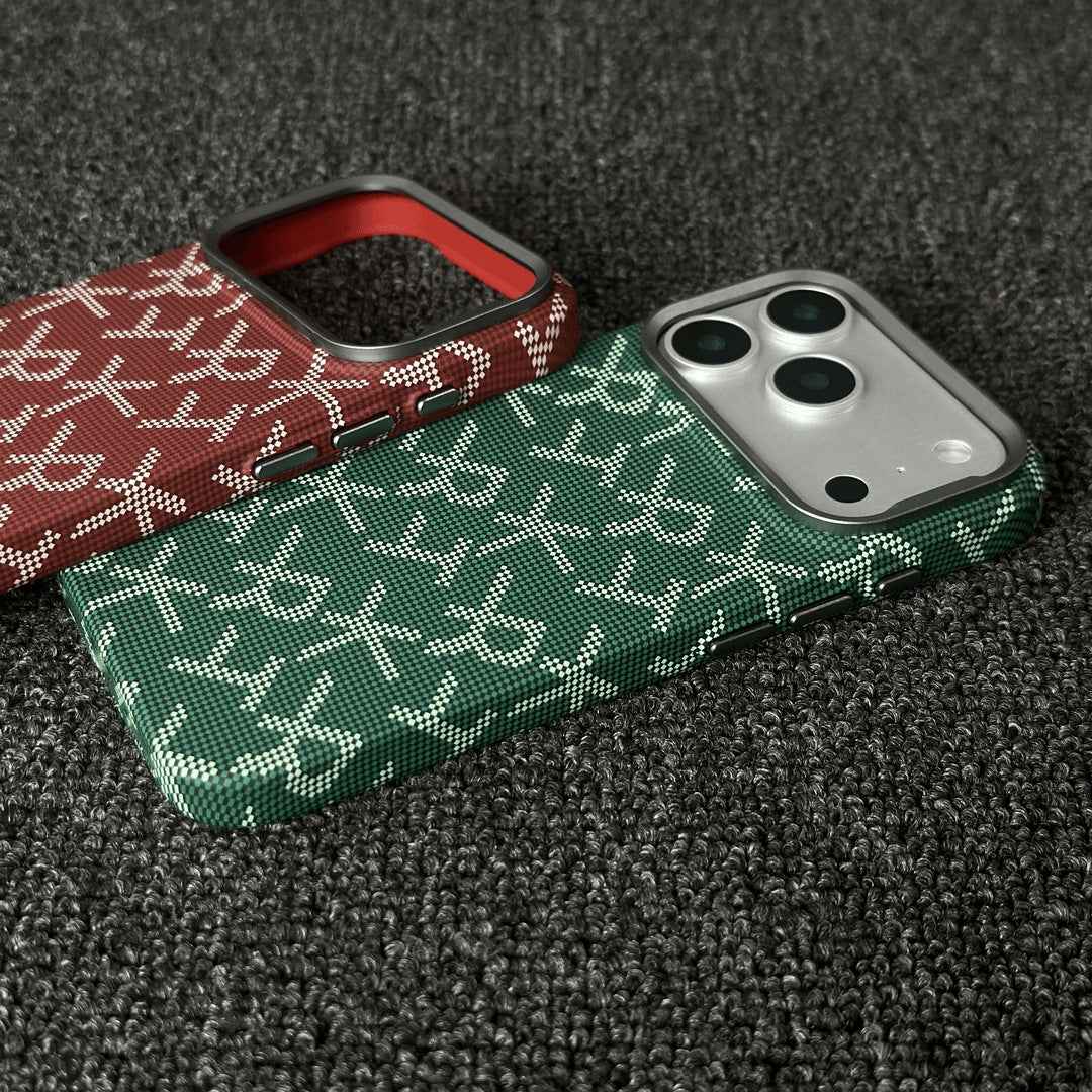 FreeKnite Fiber Texture Slim Matte Hard PC for iPhone 17 Pro Max