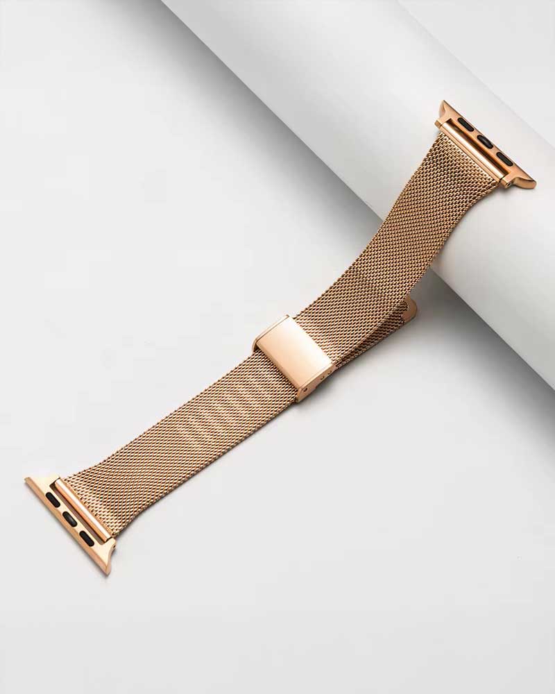 Milanese Stainless Steel Mesh Strap for Apple Watch 42/44/45/46/49 mm