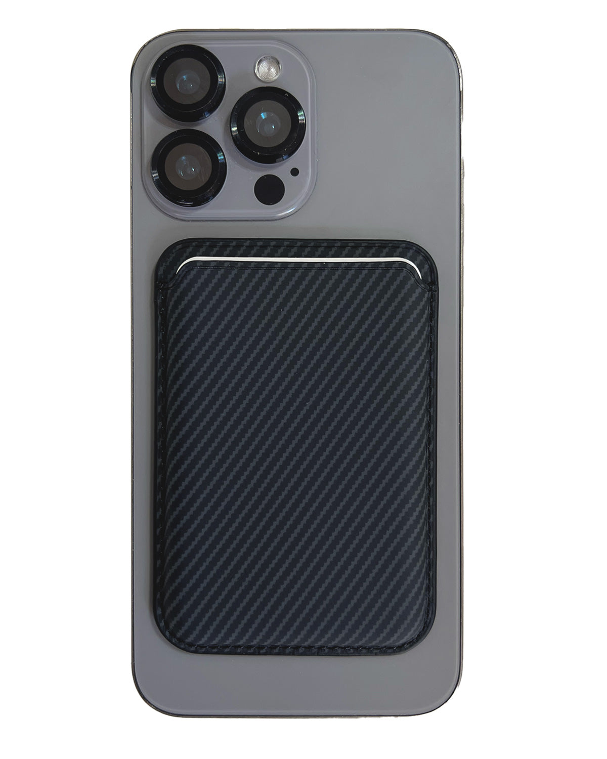 Magsafe Leather Carbon Card Wallet Case