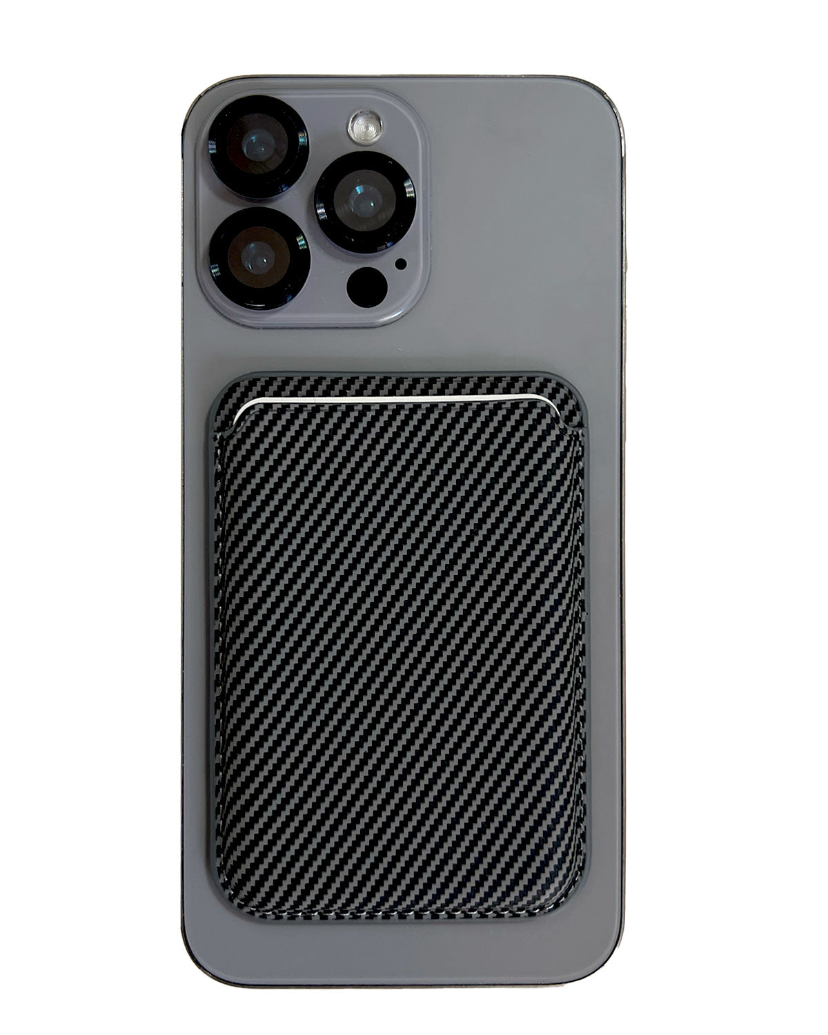 Magsafe Leather Carbon Card Wallet Case