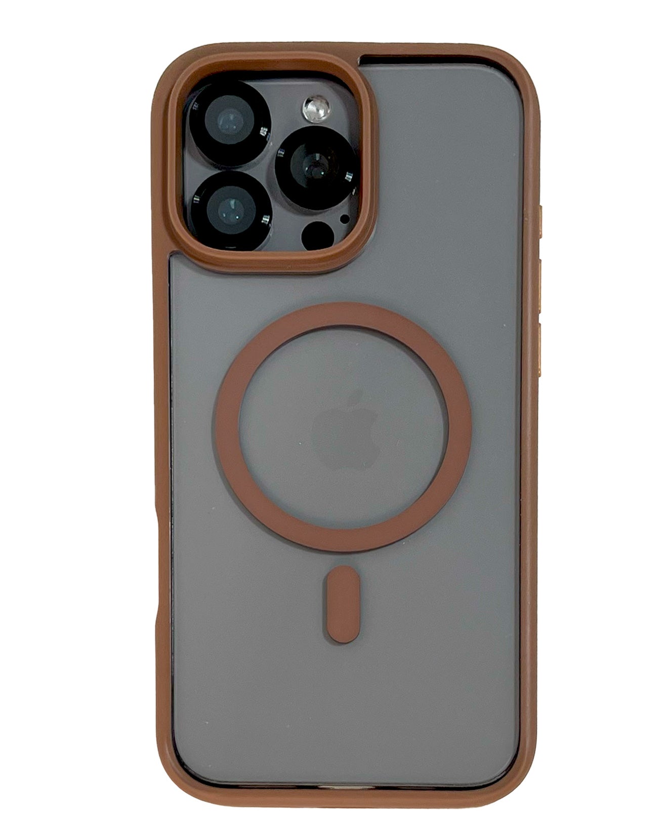 Tadamall Premium Clear MagSafe Case for iPhone 16 Pro Max - Desert Titanium