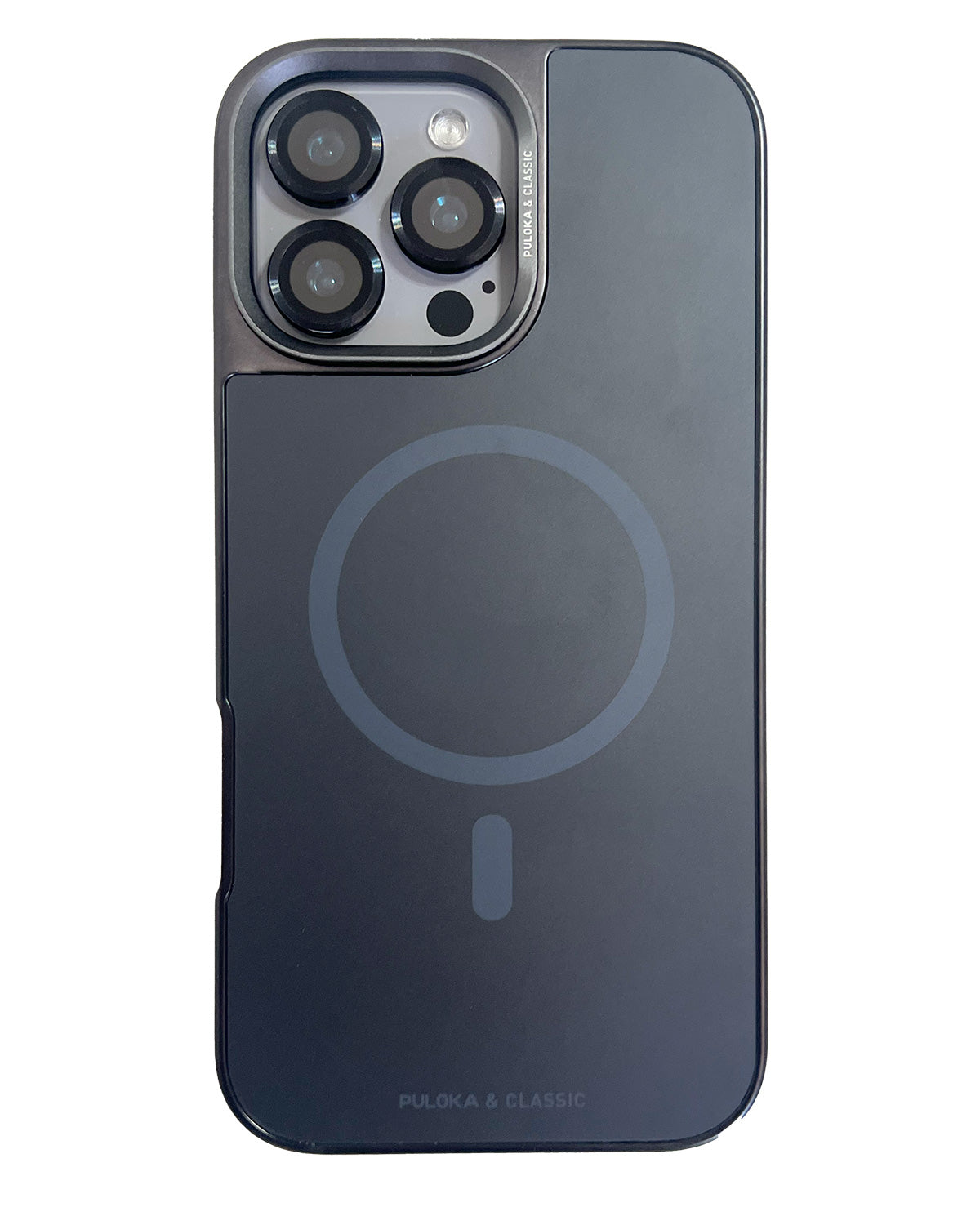 Puloka & Classic Luxury MagSafe Case for iPhone 16 Pro Max - Midnight