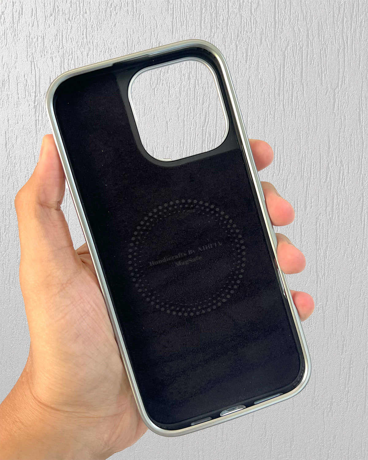 AIBELV MagSafe Case for iPhone 16 Pro Max - Green/Silver