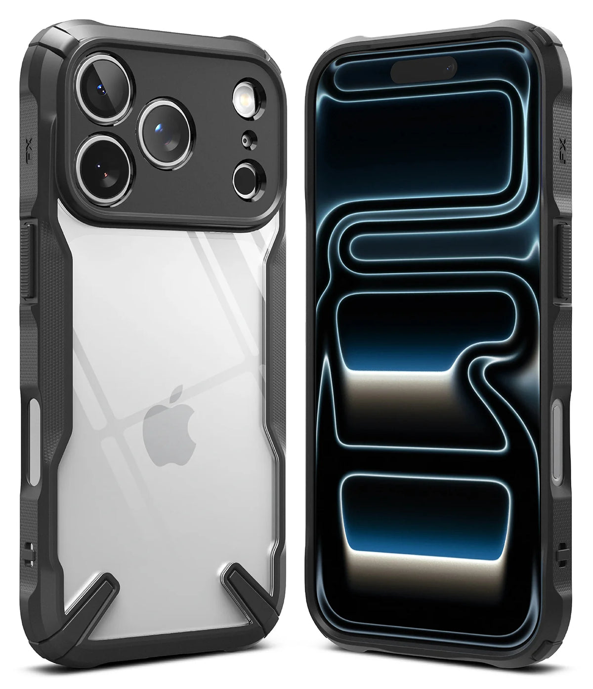 Ringke Fusion-X Slim and protective TPU case for iPhone 17/18 Pro - Black