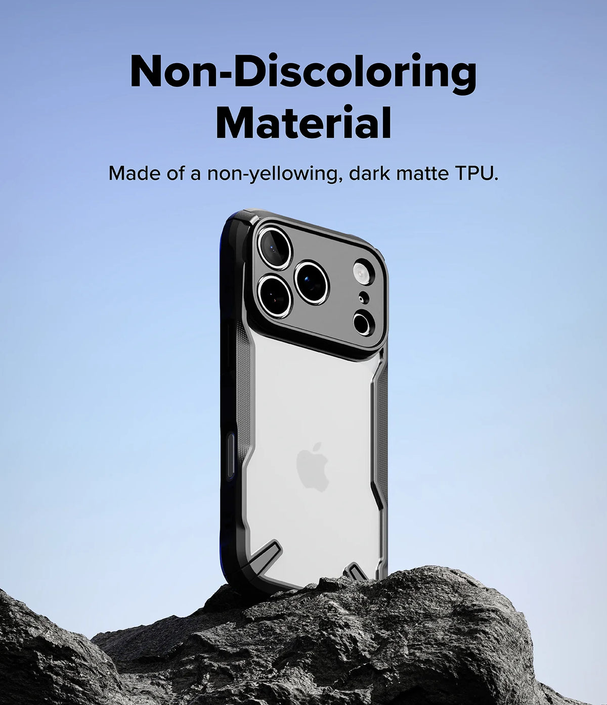 Ringke Fusion-X Slim and protective TPU case for iPhone 17/18 Pro - Black