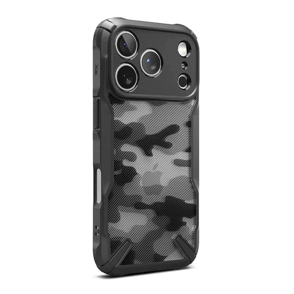 Ringke Fusion-X Slim and protective TPU case for iPhone 17/18 Pro Max - Camo Black
