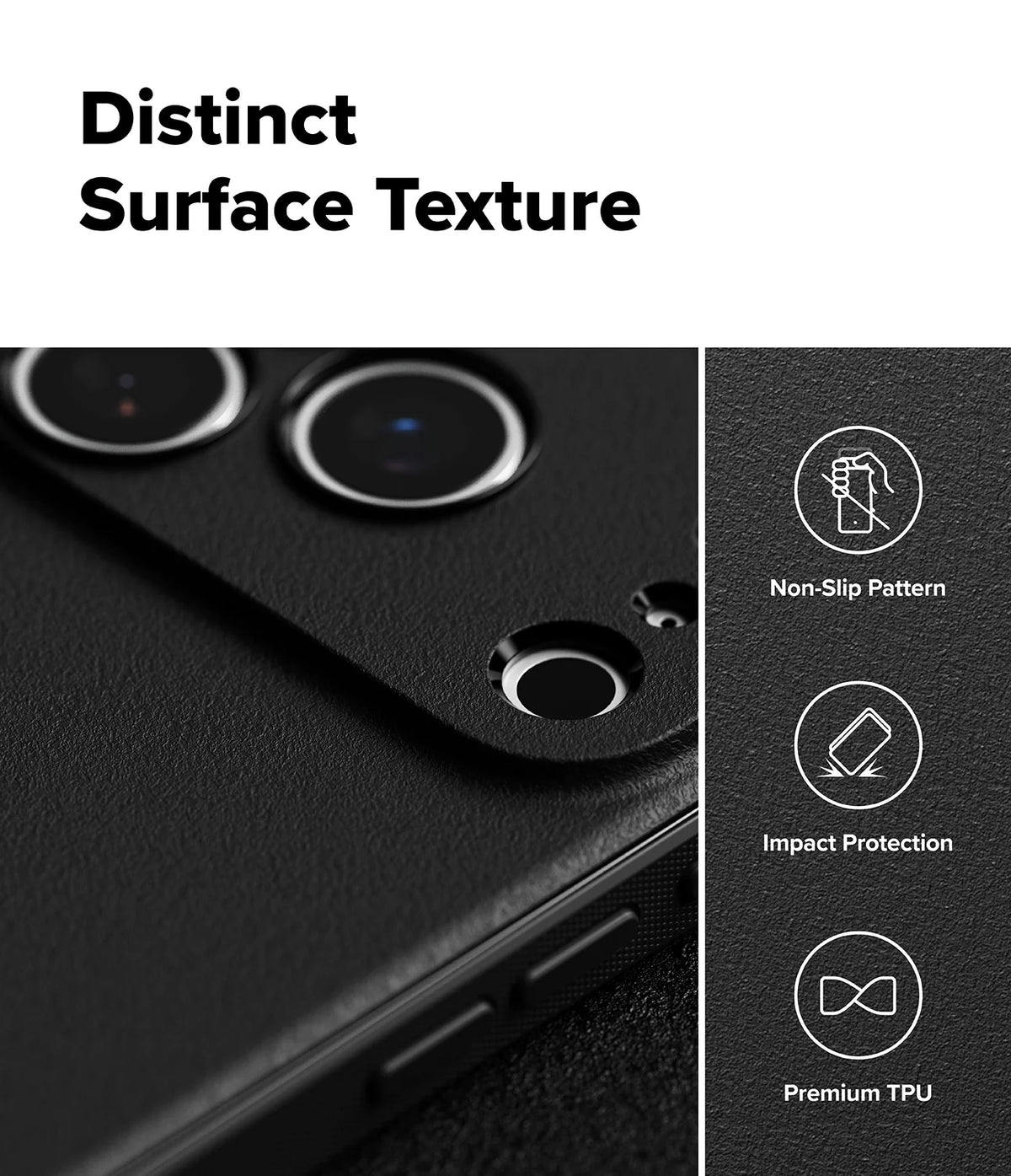 Ringke Onyx Slim and protective TPU case for iPhone 17/18 Pro Max - Black