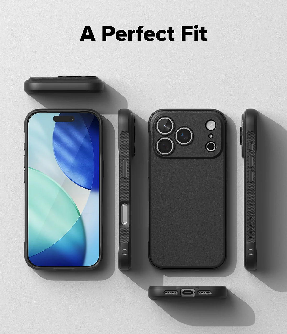 Ringke Onyx Slim and protective TPU case for iPhone 17/18 Pro Max - Black
