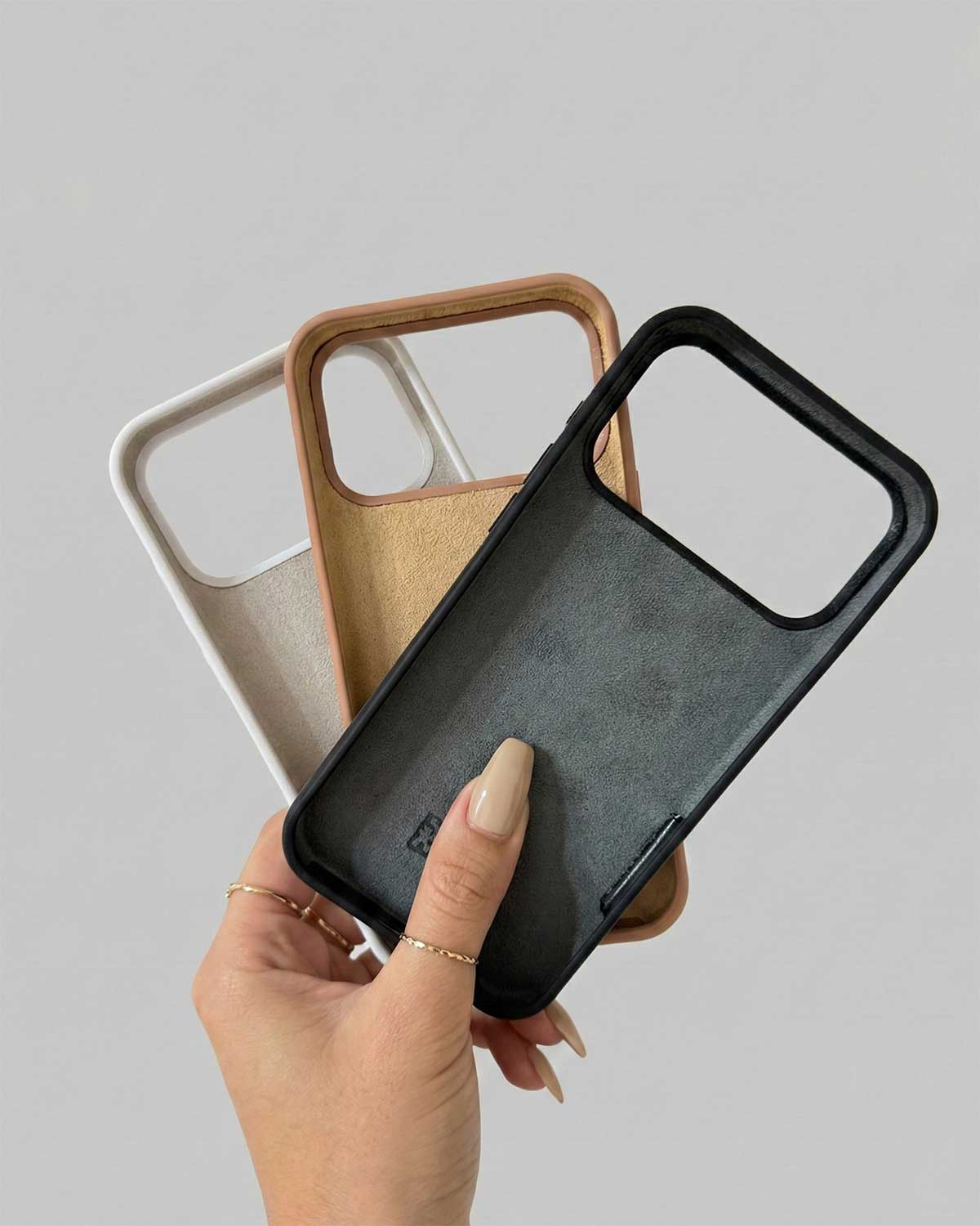 Karl Lagerfeld Silicone Case with Metal Emblem for iPhone 17 Pro Max