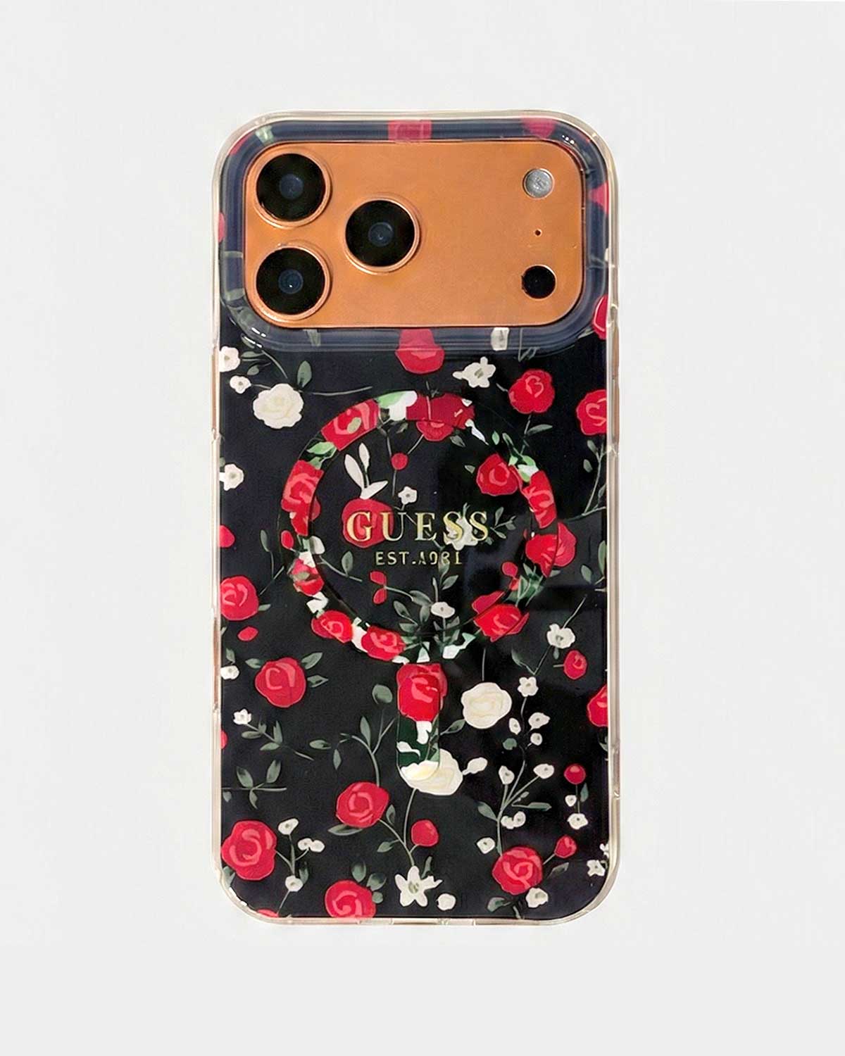 GUESS IML Flower MagSafe Case for iPhone 17 Pro Max