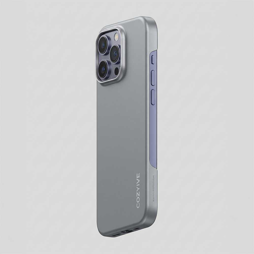 TecHub CoBlue Premium Hard Matte Case for iPhone 15 Pro Max, showing the sleek black protective case with matte finish.