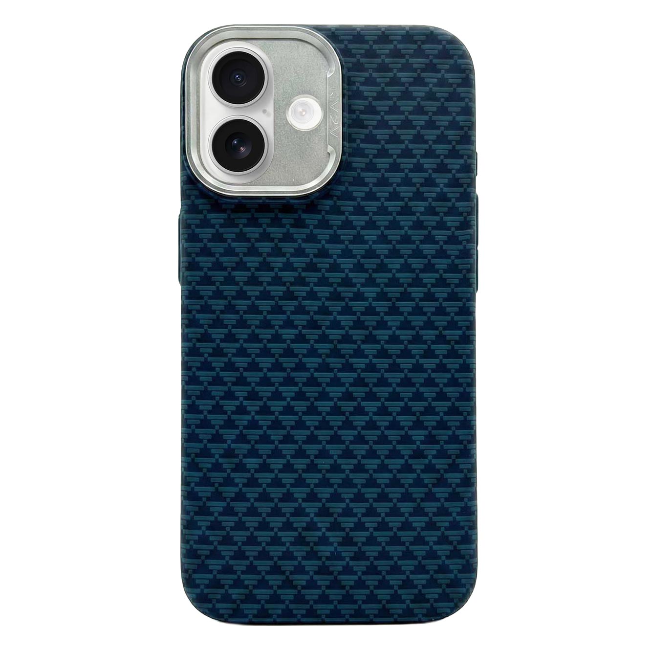 TecHub KVZV Triangle Pattern Series MagSafe case for iPhone 17 with geometric triangle design in vibrant colors.