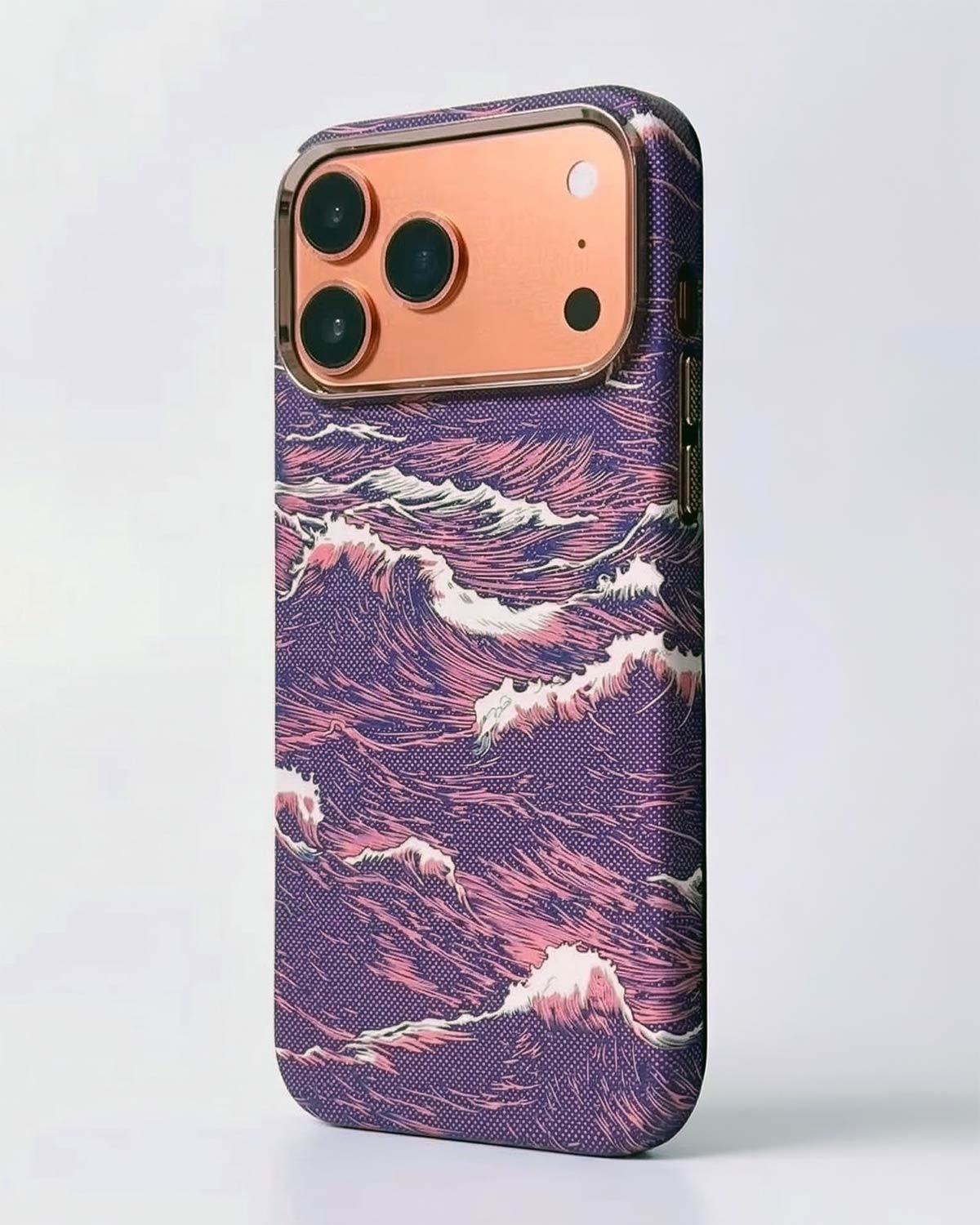 FreeAir MagSafe Waves Carbon Premium Design Case for iPhone 17 Pro Max