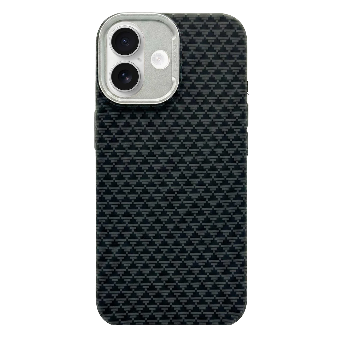 TecHub Triangle Pattern Series MagSafe case for iPhone 17, featuring a stylish geometric design on a clear protective case.