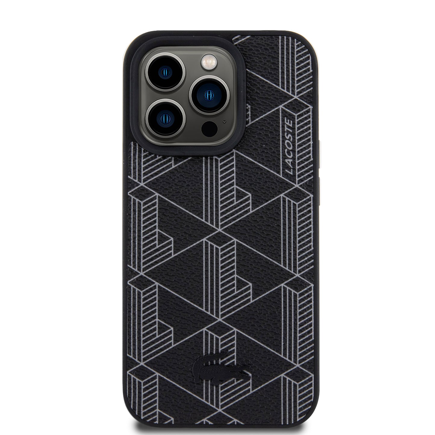 Lacoste Hard PC Leather Case for iPhone 14 Pro Max