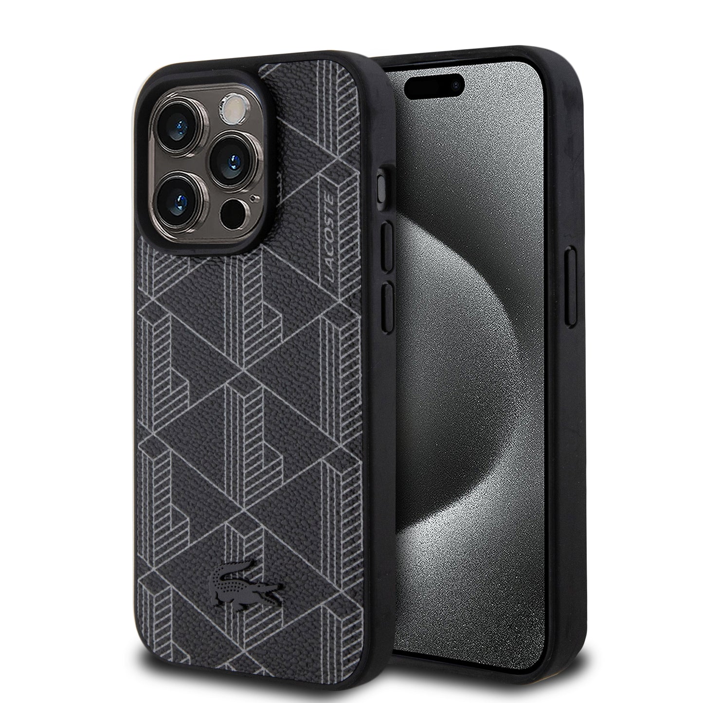 Lacoste Hard PC Leather Case for iPhone 14 Pro Max