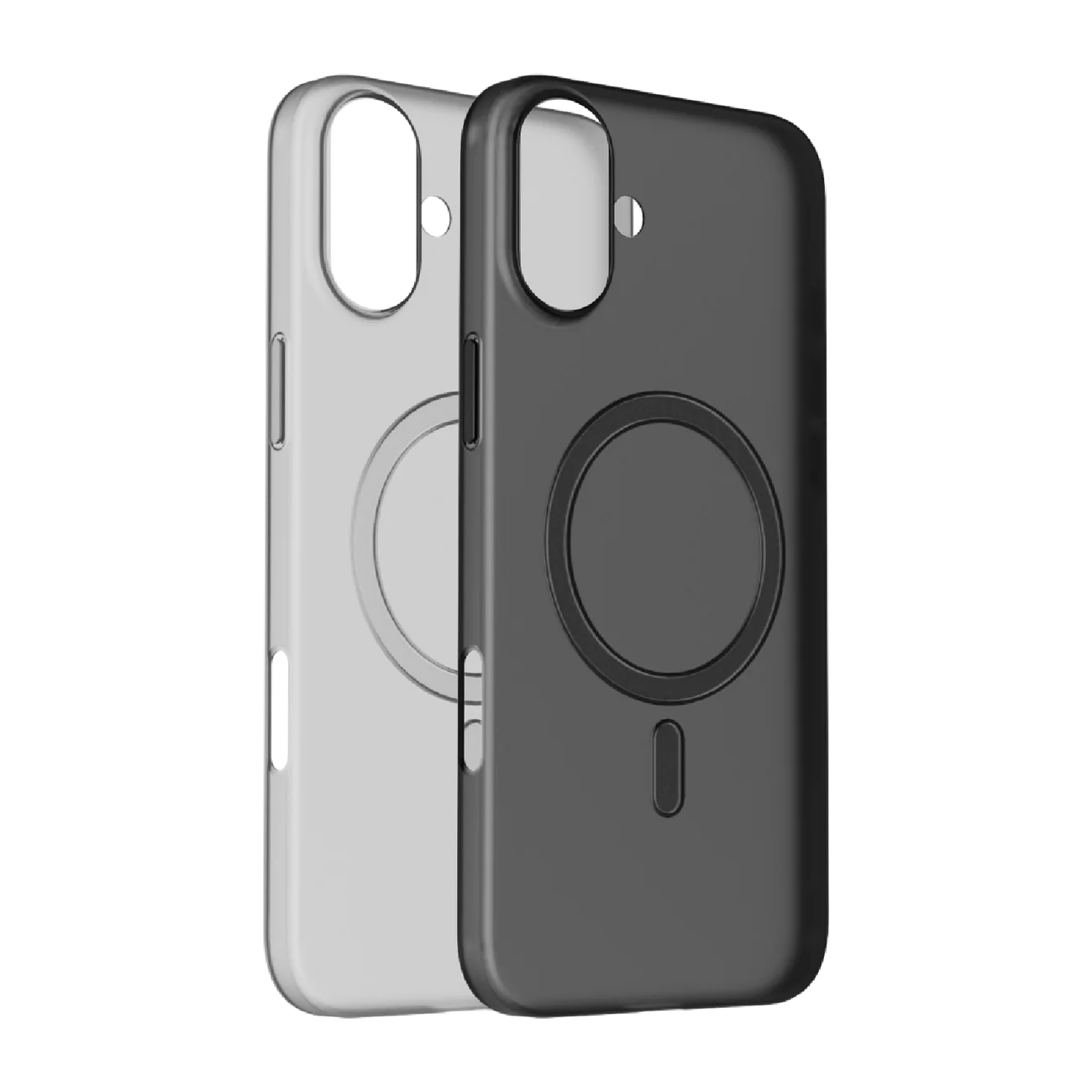 Momax CaseForm Lite iPhone 16 Super Slim Case With MagSafe - Transperant Black