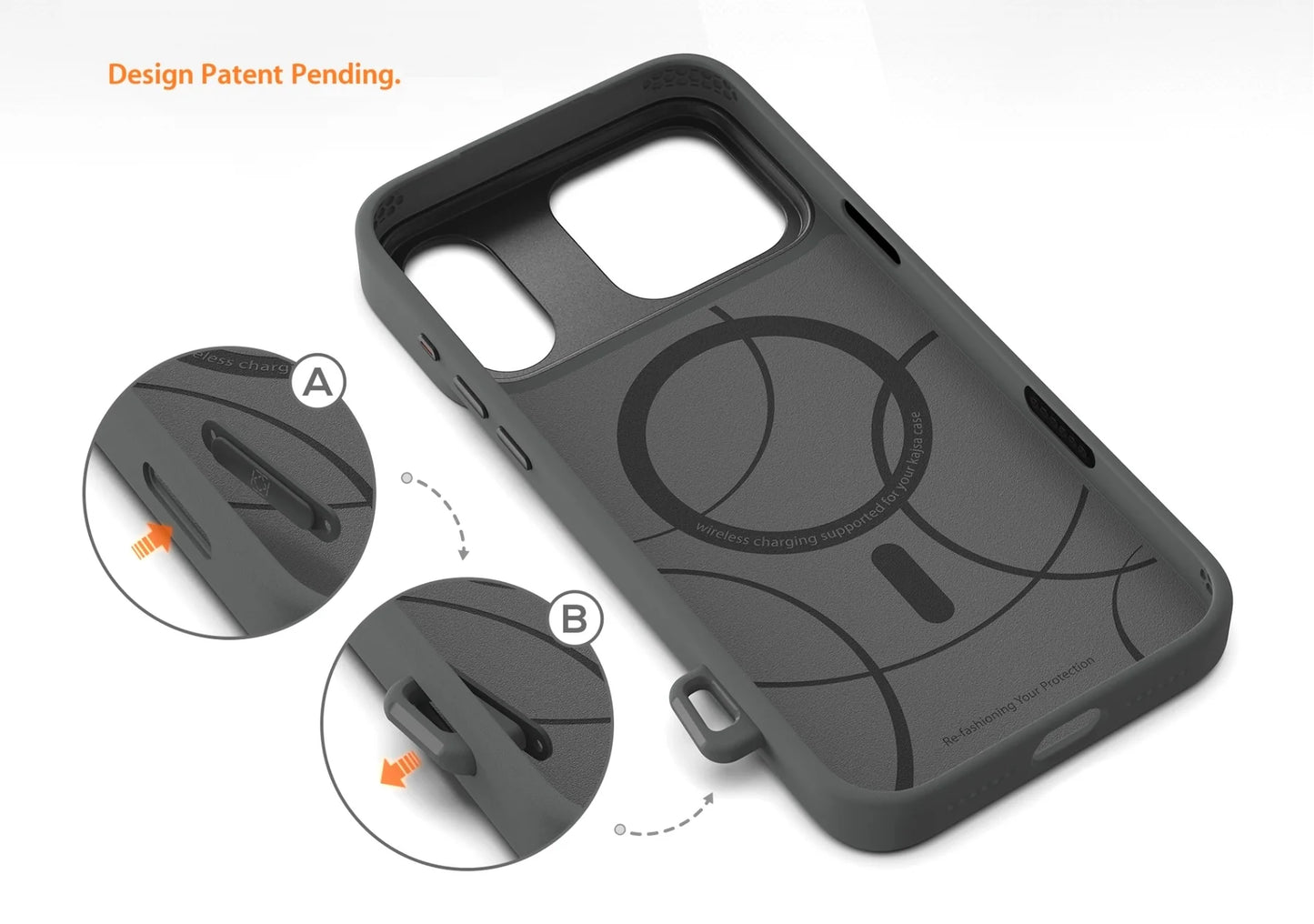 Kajsa Splendid Series Collection - Flash Pattern Case for iPhone 17 Pro Max (MagSafe Compatible)