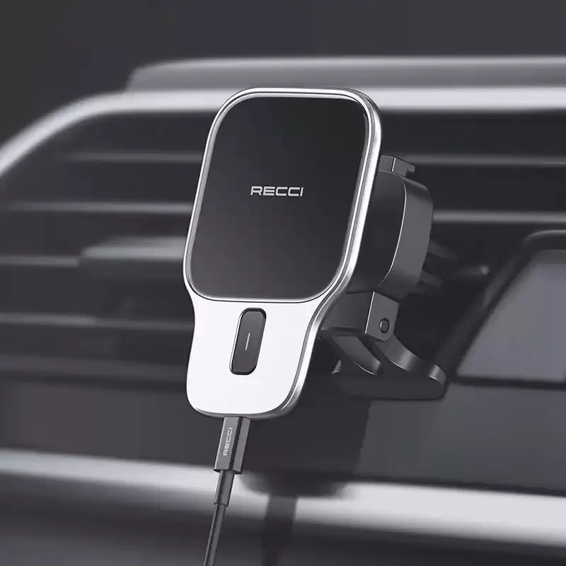 Recci 15W Magnetic Wireless Charger Car Holder