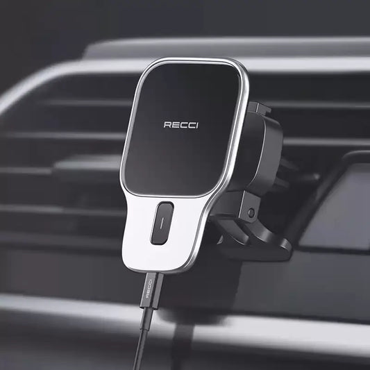 Recci 15W Magnetic Wireless Charger Car Holder