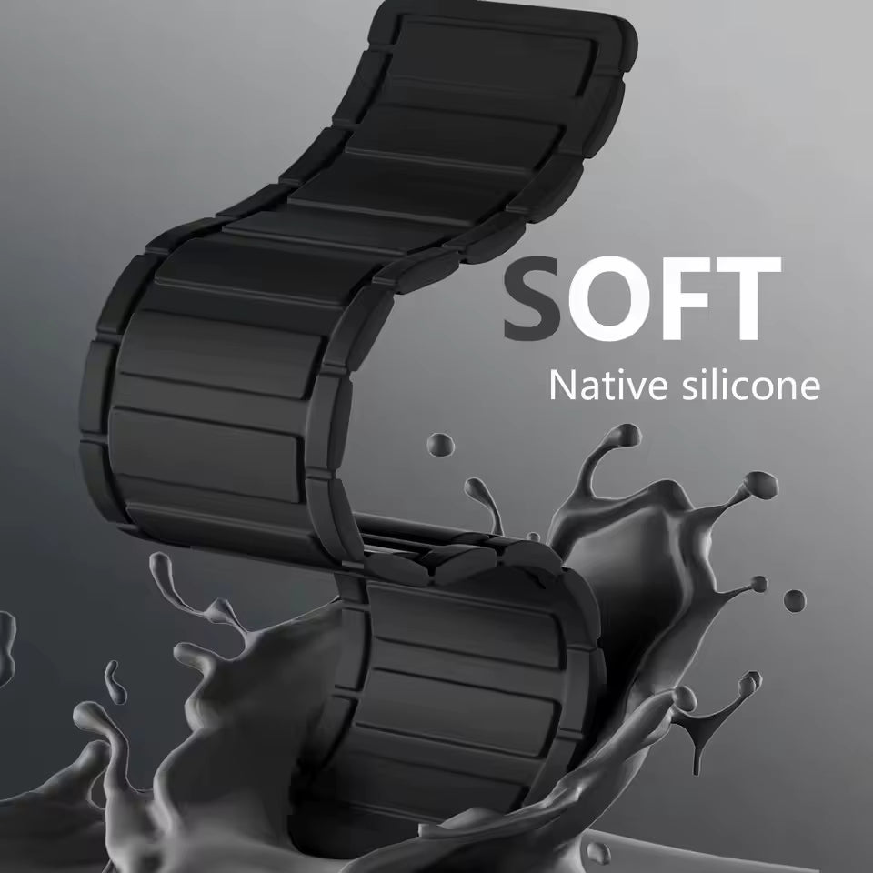 Recci Magnetic Band Sport Silicone Bracelet for Apple Watch 42/44/45/46/49 mm