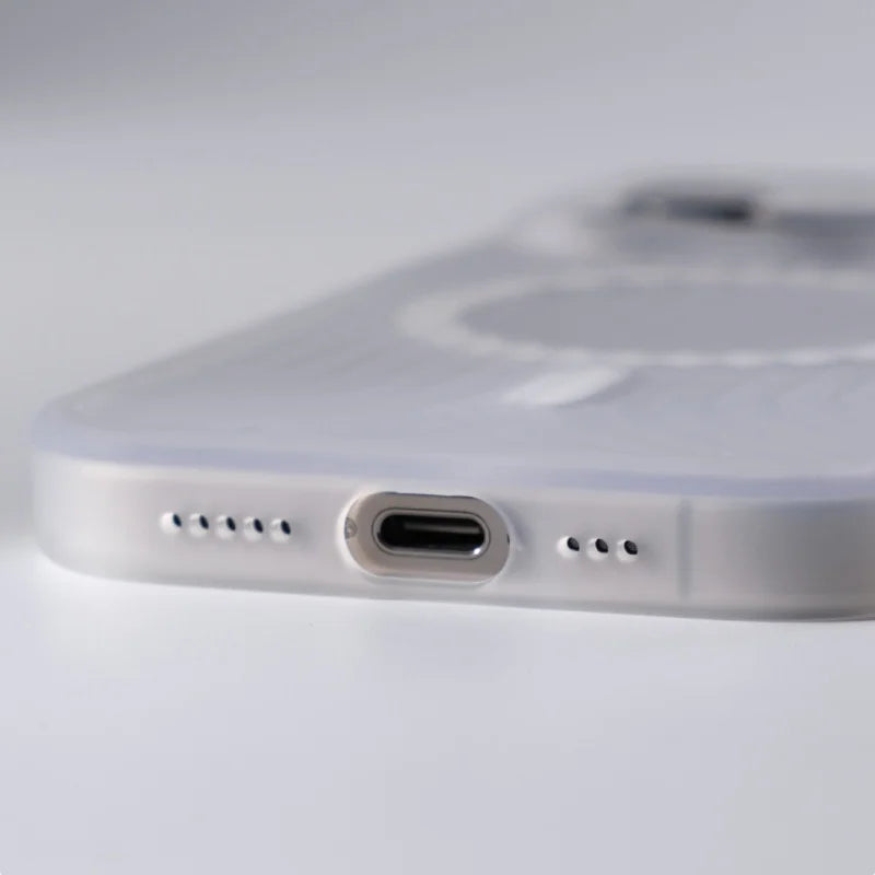 Luxury glossy Magsafe Magnetic Case for iPhone 16 Pro Max - Gold