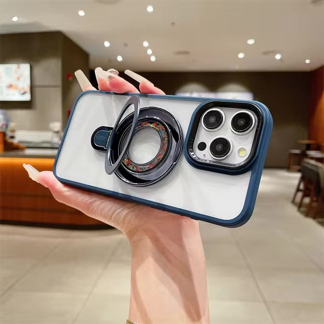 Fashion Magnetic Diamonds Case for iPhone 15 Pro Max