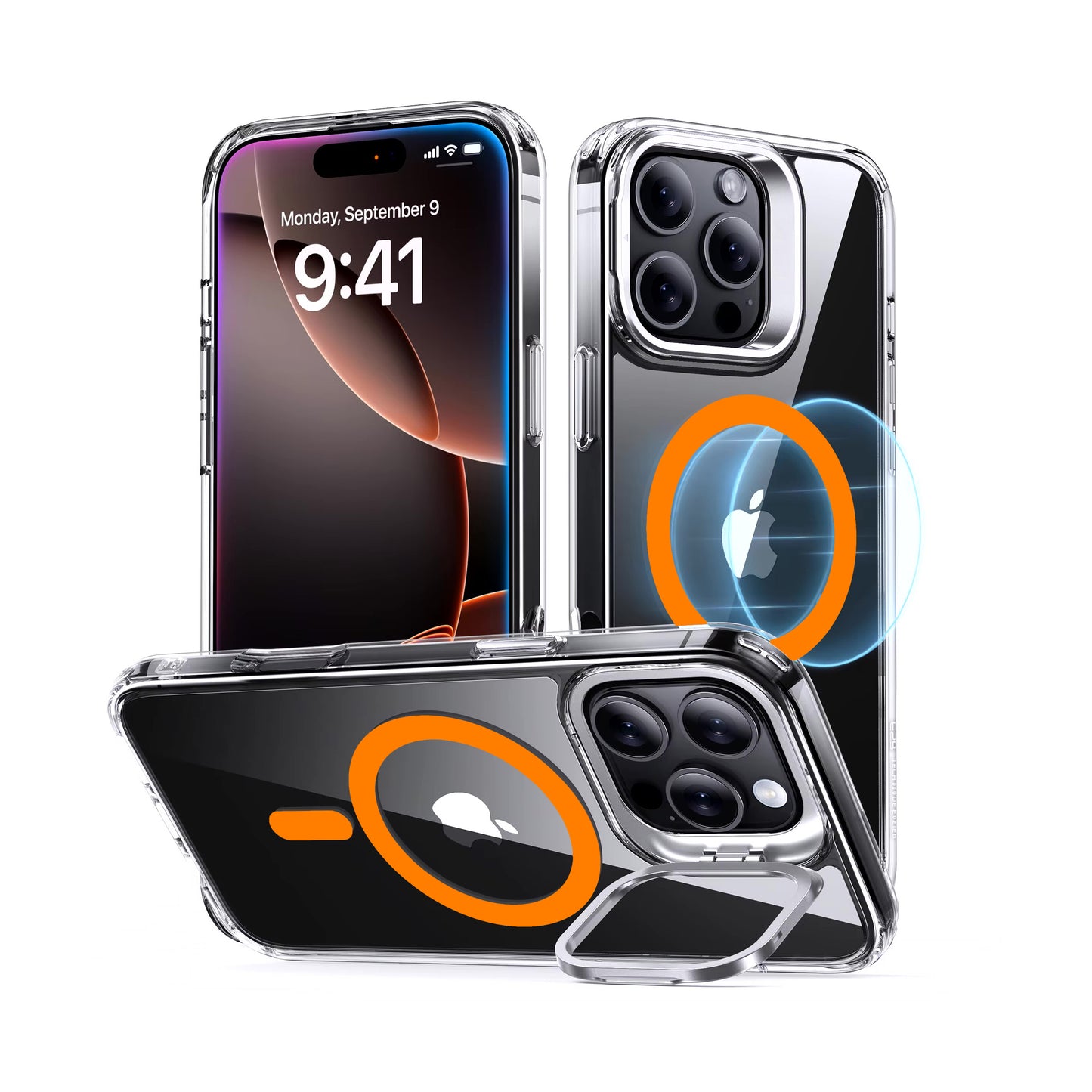 Case World Magnetic Invisible Holder Frosted Crush M for iPhone 14 Pro Max