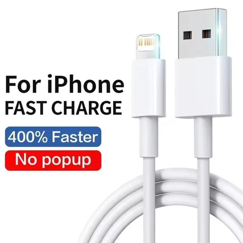 USB to Lightning Cable 1m Fast Charger Data Cable With Box