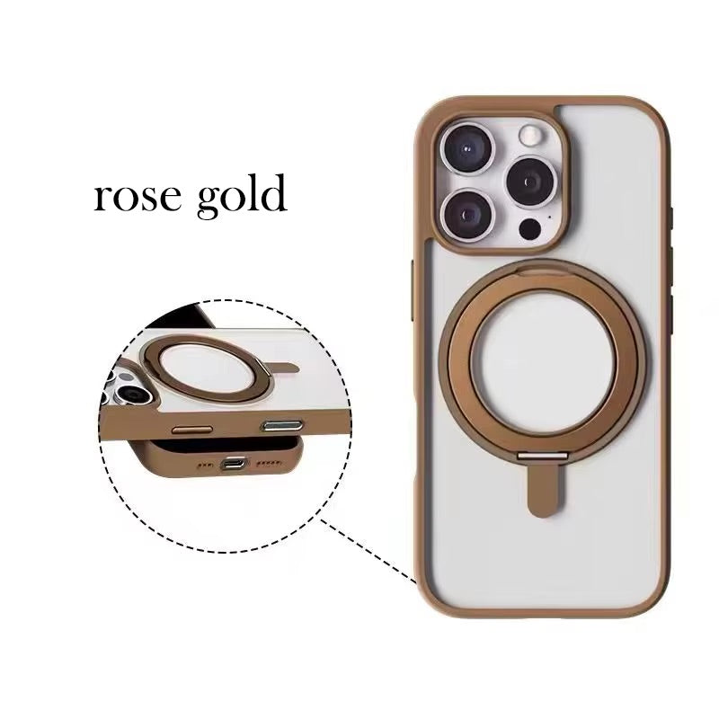 Doyers TPU Luxury MagSafe Stand Case for iPhone 16 Pro Max