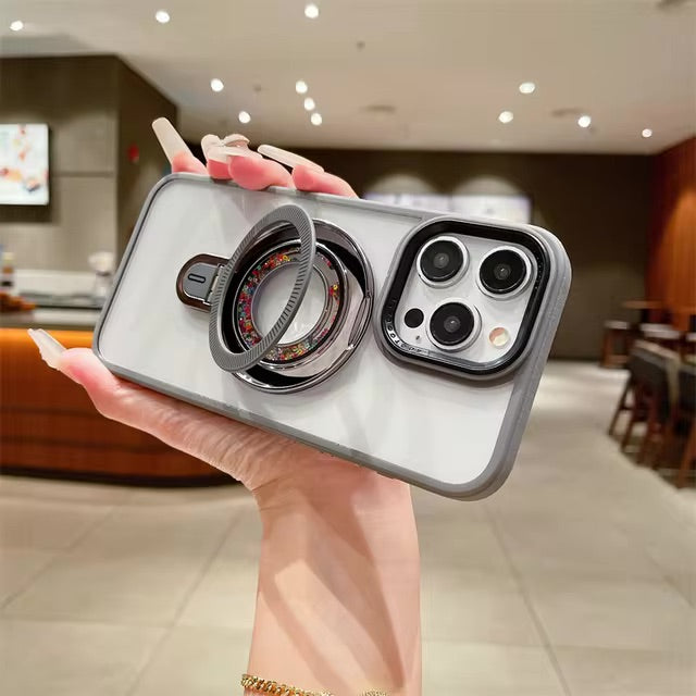 Fashion Magnetic Diamonds Case for iPhone 15 Pro Max