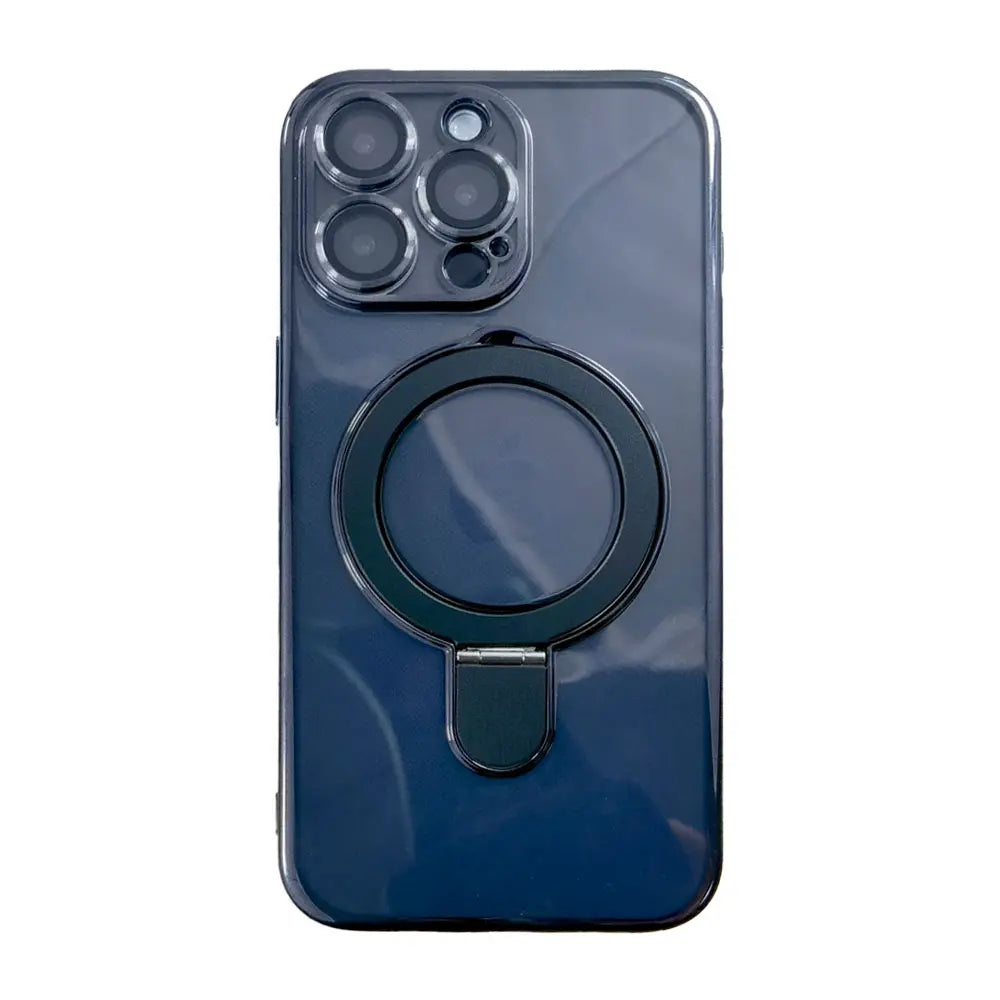 Mike Case Transparent Case With MagSafe Stand and Camera Lens Protector - TecHub
