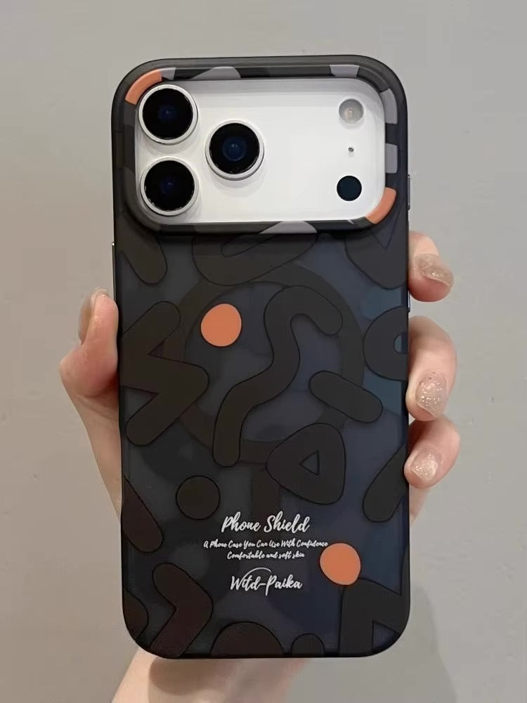 Graffiti Art MagSafe Shockproof Matte Case for iPhone 17 Pro Max